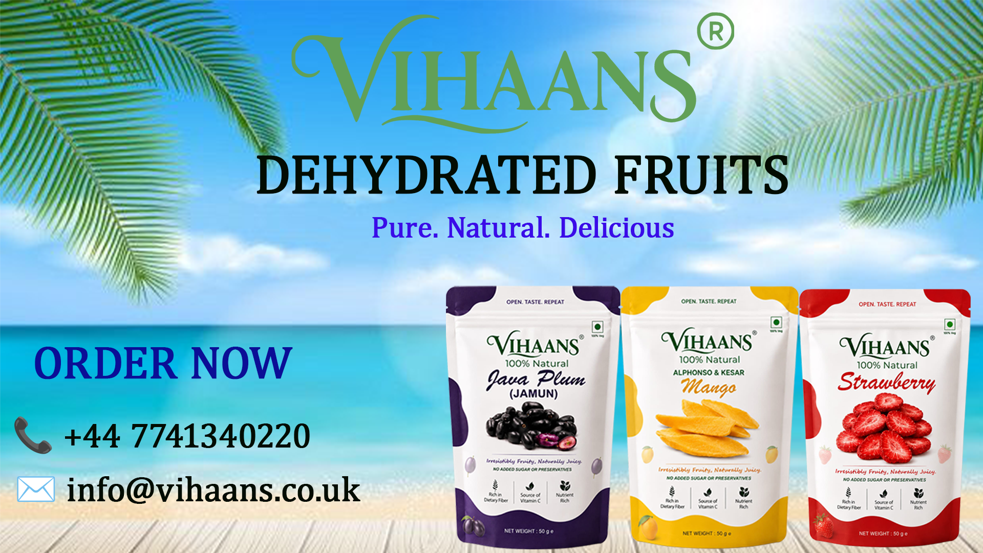 VIHAANS - SUN DRIED FRUITS